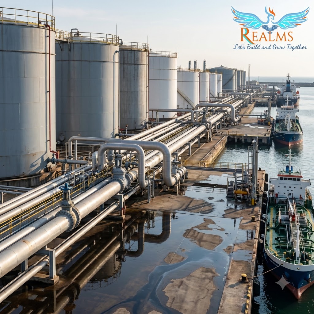 Pet Coke & Petroleum bulk supply by Realms Enterprises